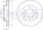 DELPHI Disc frana DELPHI BG9140C (BG9140C) - fixbox