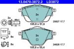 ATE Set placute frana ATE 13.0470-3872.2 (13.0470-3872.2)