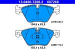 ATE Set placute frana axa fata ATE 13.0460-7268.2 (13.0460-7268.2)