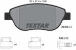 TEXTAR Set placute frana, frana disc TEXTAR 2370803 - fixbox
