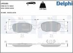 DELPHI Set placute frana DELPHI LP2101 (LP2101)