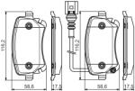 Bosch Set placute frana BOSCH 0 986 495 094 (0 986 495 094)