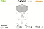 VALEO Set placute frana VALEO 302456 (302456)