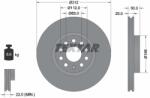 TEXTAR Disc frana TEXTAR 92120505 (92120505) - fixbox