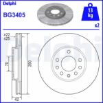 DELPHI Disc frana DELPHI BG3405 (BG3405) - fixbox