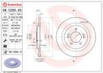 BREMBO Disc frana BREMBO 08. C250.21 (08.C250.21) - fixbox
