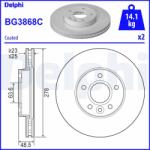 DELPHI Disc frana DELPHI BG3868C (BG3868C) - fixbox