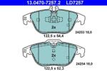 ATE Set placute frana ATE 13.0470-7257.2 (13.0470-7257.2)