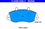 ATE Set placute frana ATE 13.0460-3946.2 (13.0460-3946.2) - fixbox