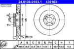 ATE Disc frana Audi A8 D3 ATE 24.0136-0103.1 (24.0136-0103.1)