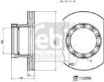 Febi Bilstein Disc frana FEBI BILSTEIN 172998 (172998) - fixbox