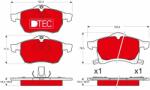 TRW Set placute frana TRW GDB1350DTE (GDB1350DTE)