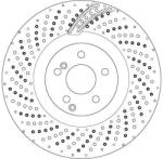 TRW Disc frana TRW DF6873S (DF6873S)