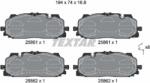 TEXTAR Set placute frana TEXTAR 2586101 (2586101)