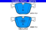 ATE Set placute frana ATE 13.0460-7274.2 (13.0460-7274.2) - fixbox