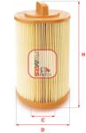 SOFIMA Filtru aer SOFIMA S 1902 A (S 1902 A) - fixbox