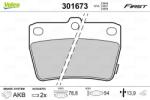 VALEO Set placute frana VALEO 301673 (301673)