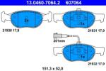 ATE Set placute frana ATE 13.0460-7064.2 (13.0460-7064.2)