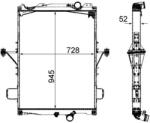 MAHLE Radiator, racire motor MAHLE CR 2096 000P (CR 2096 000P)