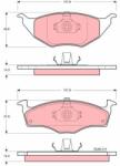 TRW Set placute frana TRW GDB1375 (GDB1375)