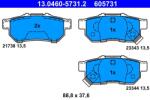 ATE Set placute frana ATE 13.0460-5731.2 (13.0460-5731.2)