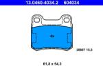 ATE Set placute frana ATE 13.0460-4034.2 (13.0460-4034.2) - fixbox