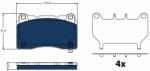 TRW Set placute frana TRW GDB2198BTE (GDB2198BTE)