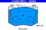 ATE Set placute frana ATE 13.0460-4883.2 (13.0460-4883.2) - fixbox