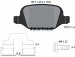 TEXTAR Set placute frana TEXTAR 2351703 (2351703) - fixbox