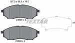 TEXTAR Set placute frana TEXTAR 2369801 (2369801) - fixbox