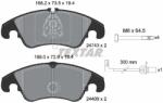 TEXTAR Set placute frana TEXTAR 2474301 (2474301)