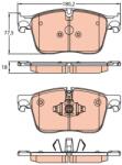 TRW Set placute frana TRW GDB2145 (GDB2145)