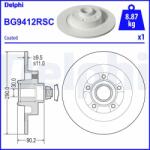DELPHI Disc frana DELPHI BG9412RSC (BG9412RSC) - fixbox