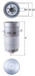 MAHLE Filtru combustibil MAHLE KC 69 (KC 69) - fixbox
