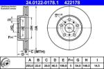 ATE Disc frana fata Toyota Celica ATE 24.0122-0178.1 (24.0122-0178.1)