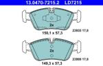 ATE Set placute frana ATE 13.0470-7215.2 (13.0470-7215.2)