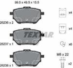 TEXTAR Set placute frana TEXTAR 2623601 (2623601)