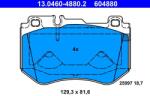 ATE Set placute frana ATE 13.0460-4880.2 (13.0460-4880.2) - fixbox