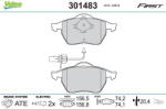 VALEO Set placute frana VALEO 301483 (301483)
