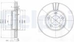 DELPHI Disc frana DELPHI BG3927 (BG3927) - fixbox