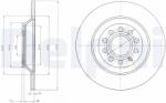 DELPHI Disc frana DELPHI BG4088 (BG4088) - fixbox