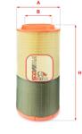 SOFIMA Filtru aer SOFIMA S 7619 A (S 7619 A) - fixbox