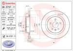 BREMBO Disc frana BREMBO 08. D757.11 (08.D757.11)