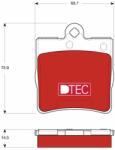 TRW Set placute frana TRW GDB1545DTE (GDB1545DTE)