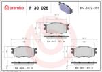BREMBO Set placute frana BREMBO P 30 026 (P 30 026)
