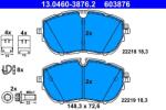 ATE Set placute frana ATE 13.0460-3876.2 (13.0460-3876.2)