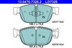 ATE Set placute frana ATE 13.0470-7328.2 (13.0470-7328.2)