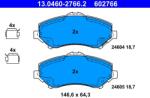 ATE Set placute frana ATE 13.0460-2766.2 (13.0460-2766.2)