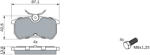 Bosch Set placute frana BOSCH 0 986 494 011 (0 986 494 011)