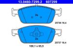 ATE Set placute frana ATE 13.0460-7299.2 (13.0460-7299.2) - fixbox